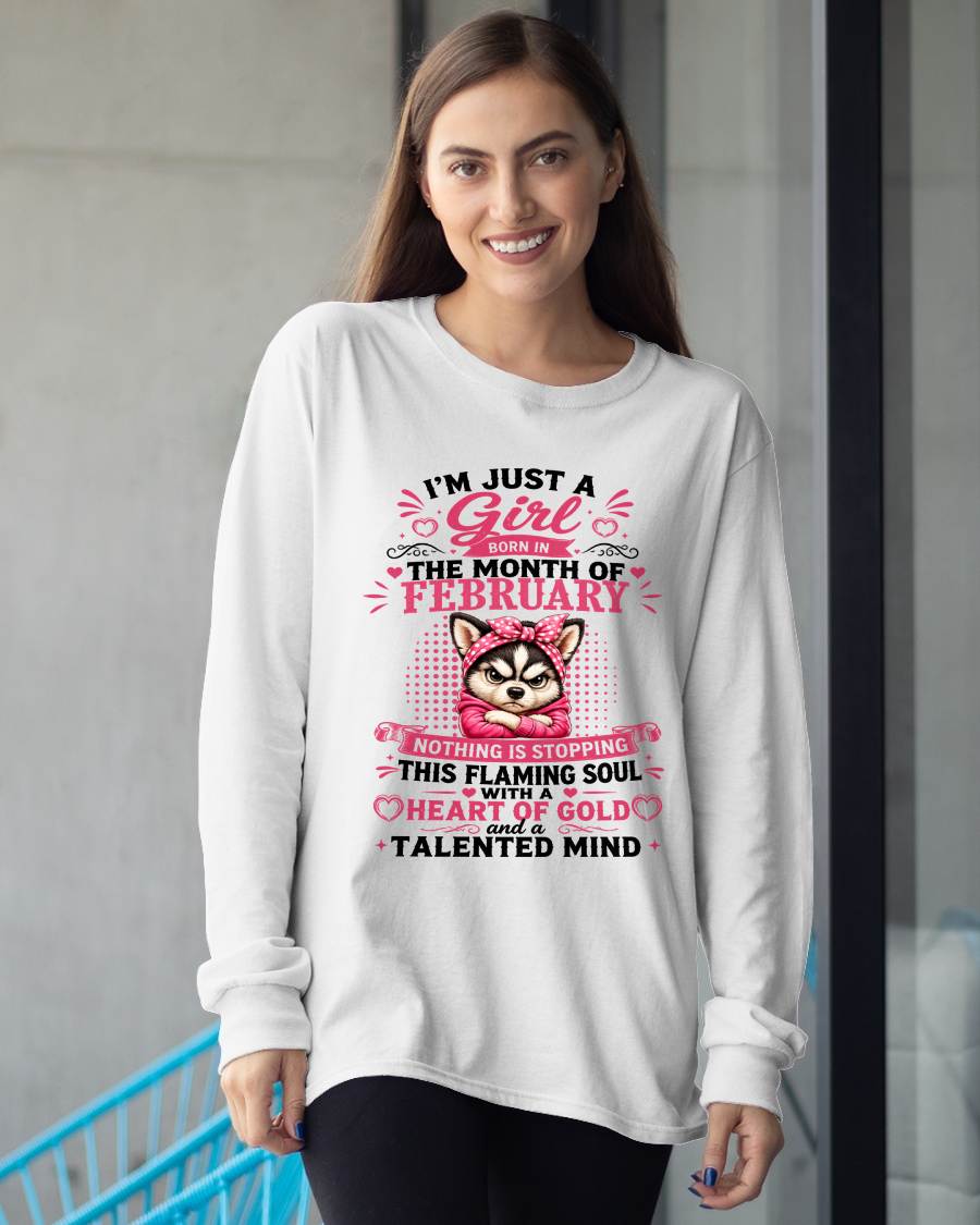 February Women – "The Girl With A Heart Of Gold And Talented Mind" – The Beautiful T - Shirt For Women – TIEN02 (SKU2605-66-02)