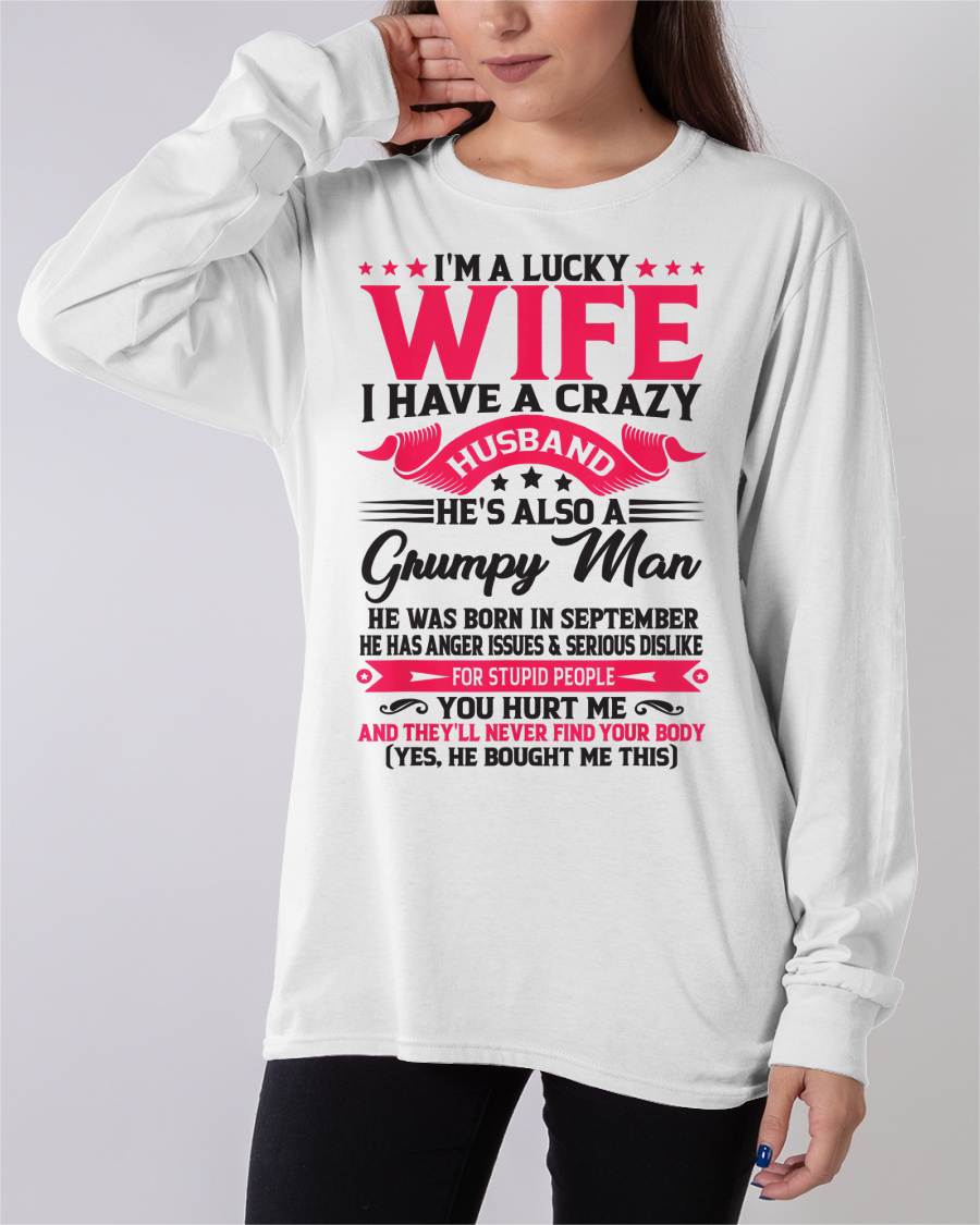 SEPTEMBER - TO MY WIFE - I'M A LUCKY WIFE - GIFT FROM HUSBAND - DTSM09 (SKU10-136-09)