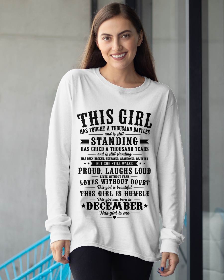 "Through A Thousand Battles, She Stands Proud And Laughs Loud" – The Beautiful T - Shirt For Women – TIEN12 (SKU2606-135-12)