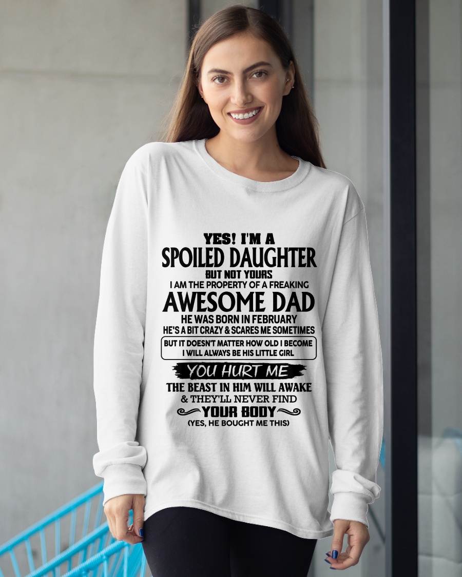 FEBRUARY  – "I WILL ALWAYS BE LITTLE GIRL OF MY DAD"  –  SPECIAL GIFT FROM DAD – TIEN02 (SKU2607-107-02)
