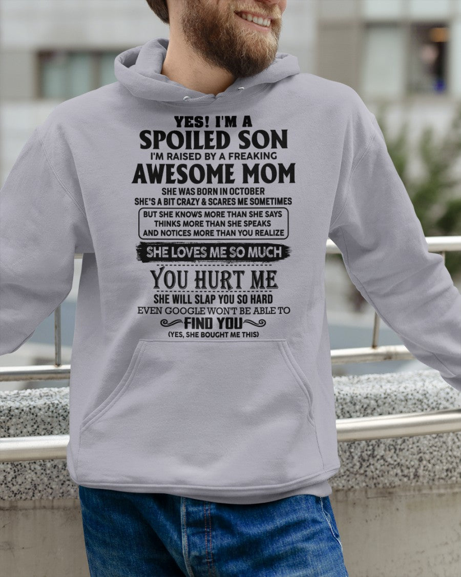 October - Awesome Mom - Perfect gift for son From Mom - TIEN10 (SKU-SPW-10)