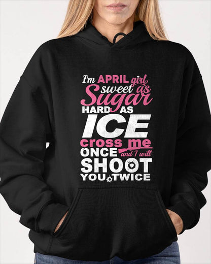 APRIL – "SWEET AS SUGAR - HARD AS ICE" – T – SHIRT FOR WOMEN – TIEN04 (SKU2607-135-04)