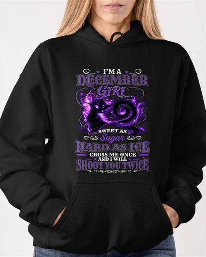 DECEMBER – "SWEET AS SUGAR - HARD AS ICE" (PURPLE VERSION) – T – SHIRT FOR WOMEN – TIEN12 (SKU2607-284-12)