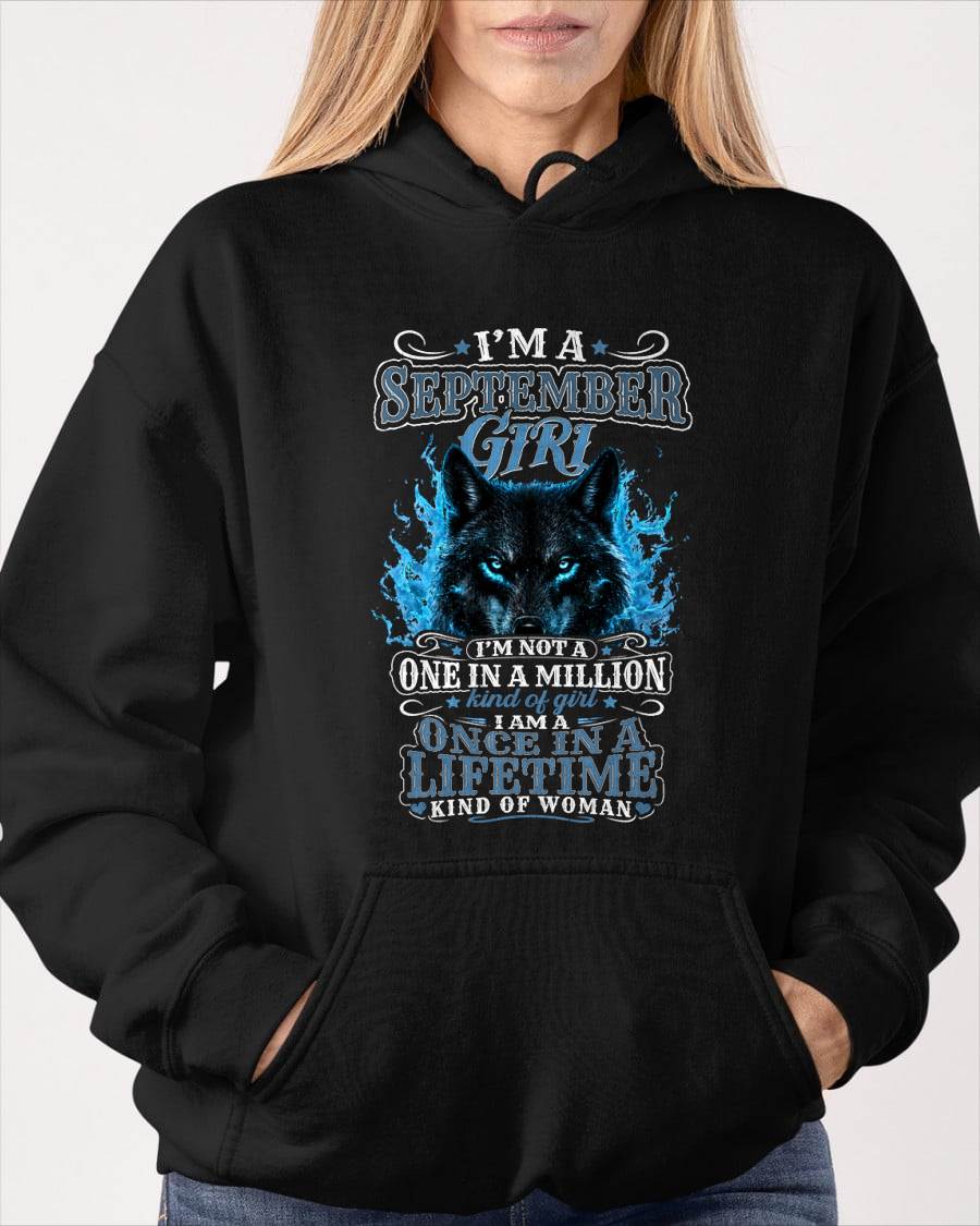 SEPTEMBER – "I AM A ONCE IN A LIFETIME KIND OF WOMAN" – T – SHIRT FOR WOMEN – TIEN09 (SKU2607-251-09)