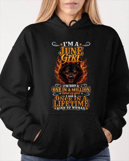 JUNE – "I AM A ONCE IN A LIFETIME KIND OF WOMAN" – YELLOW VERSION – T – SHIRT FOR WOMEN – TIEN06 (SKU2607-327-06)