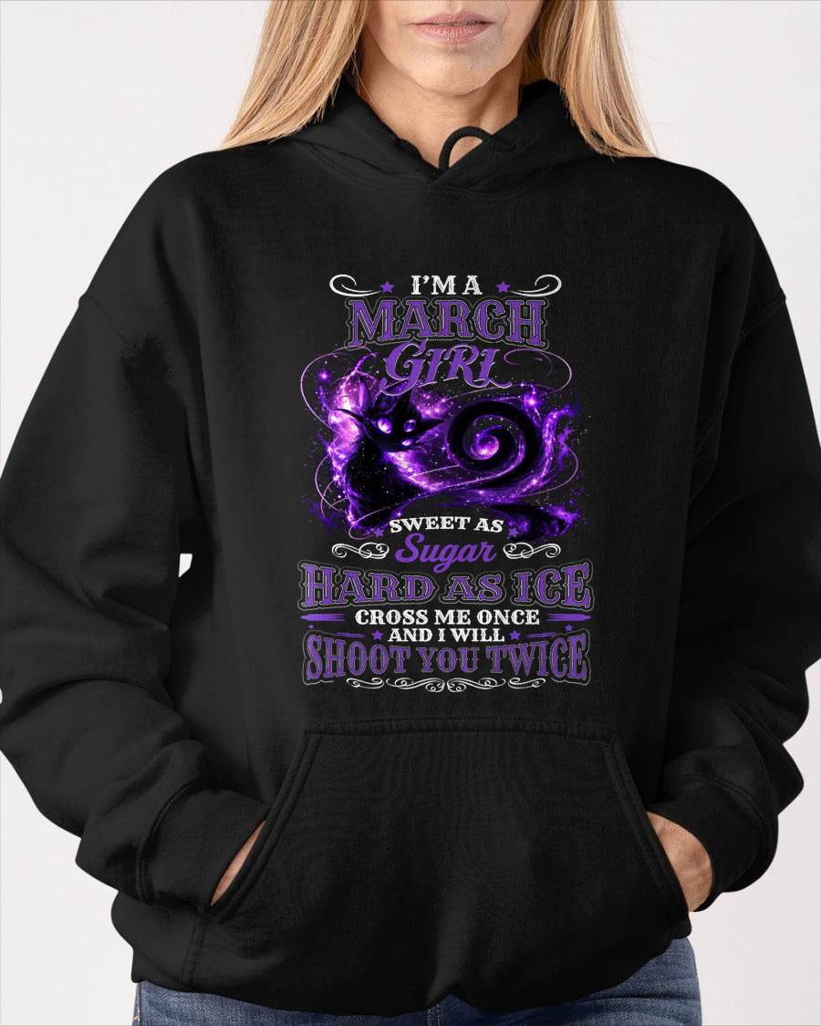 MARCH – "SWEET AS SUGAR - HARD AS ICE" (PURPLE VERSION) – T – SHIRT FOR WOMEN – TIEN03 (SKU2607-284-03)