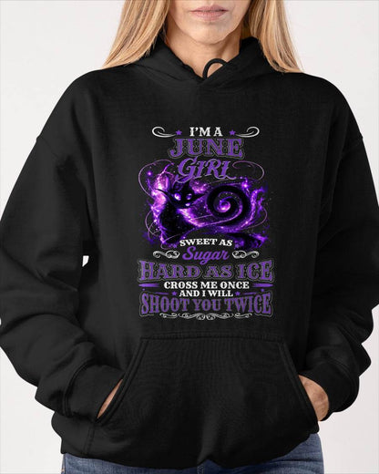 JUNE – "SWEET AS SUGAR - HARD AS ICE" (PURPLE VERSION) – T – SHIRT FOR WOMEN – TIEN06 (SKU2607-284-06)