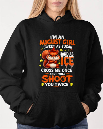 AUGUST – "SWEET AS SUGAR - HARD AS ICE" – O VERSION – T – SHIRT FOR WOMEN –  TIEN08 (SKU2608-49-08)