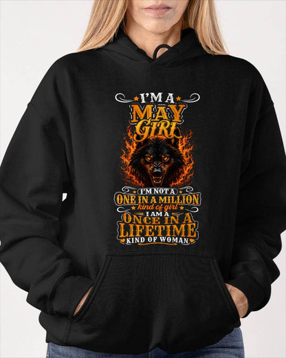 MAY – "I AM A ONCE IN A LIFETIME KIND OF WOMAN" – YELLOW VERSION – T – SHIRT FOR WOMEN – TIEN05 (SKU2607-327-05)