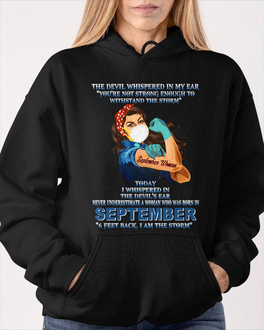 Never Underestimate A Woman Born In September – September Woman “I Am The Storm” - FMA / TIEN09 (SKU12-322-09)