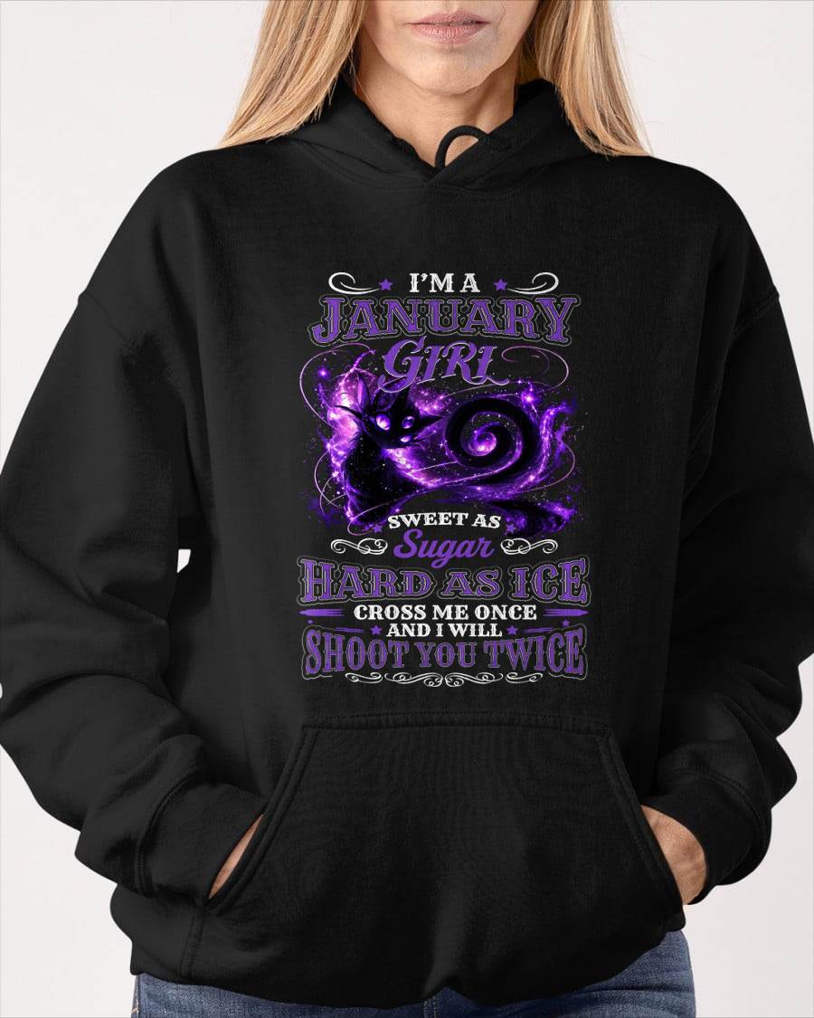 JANUARY – "SWEET AS SUGAR - HARD AS ICE" (PURPLE VERSION) – T – SHIRT FOR WOMEN – TIEN01 (SKU2607-284-01)
