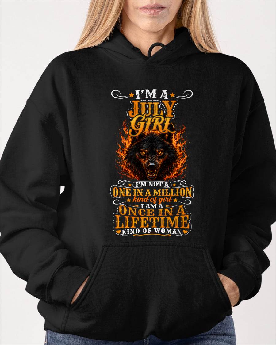 JULY – "I AM A ONCE IN A LIFETIME KIND OF WOMAN" – YELLOW VERSION – T – SHIRT FOR WOMEN – TIEN07 (SKU2607-327-07)