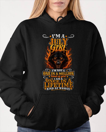 JULY – "I AM A ONCE IN A LIFETIME KIND OF WOMAN" – YELLOW VERSION – T – SHIRT FOR WOMEN – TIEN07 (SKU2607-327-07)
