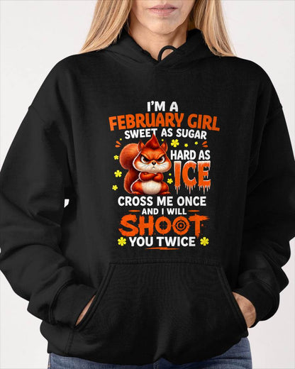 FEBRUARY – "SWEET AS SUGAR - HARD AS ICE" – O VERSION – T – SHIRT FOR WOMEN – TIEN02 (SKU2608-49-02)