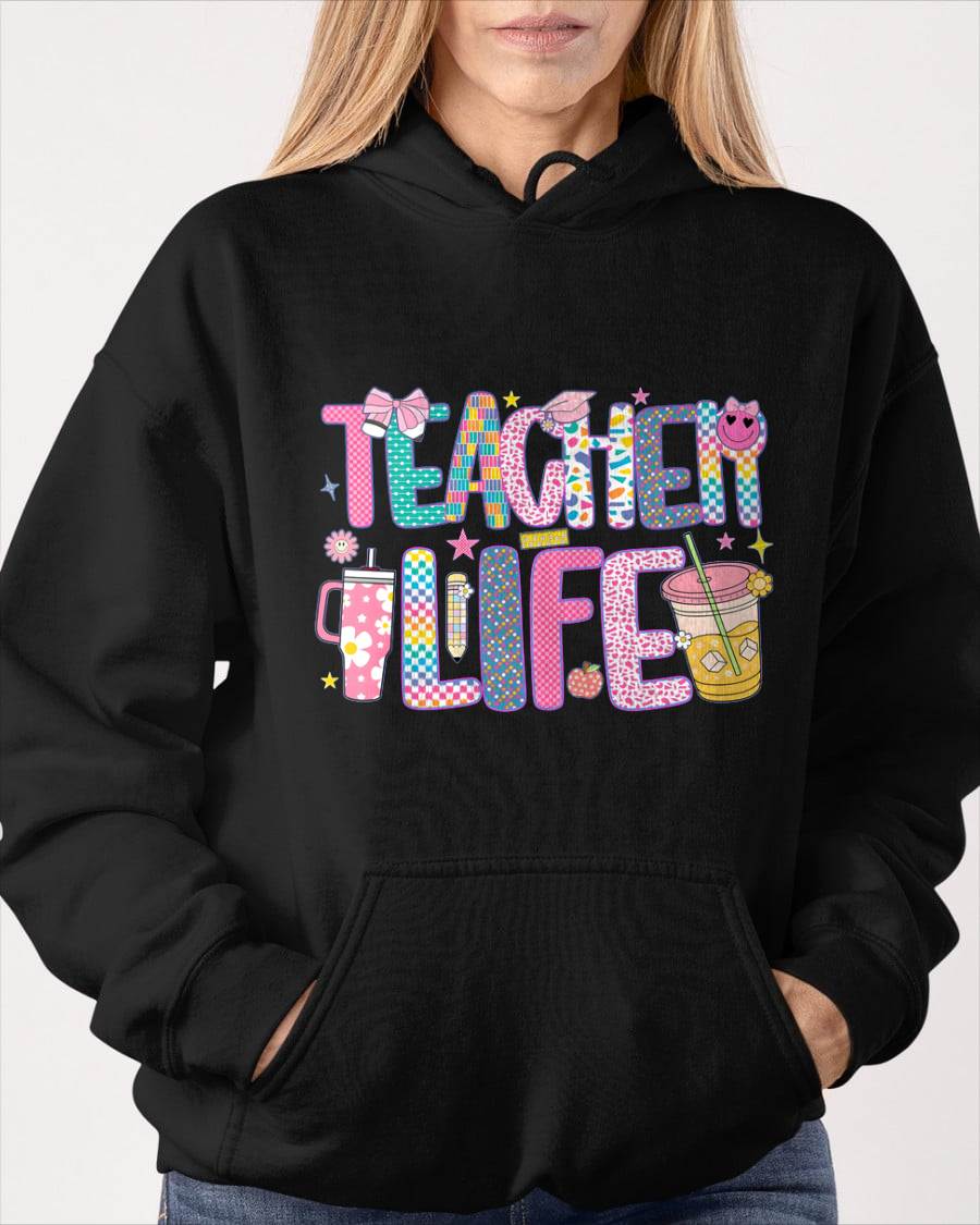 "TEACHER LIFE" – T – SHIRT FOR WOMEN – TIEN00 (SKU2607-176)
