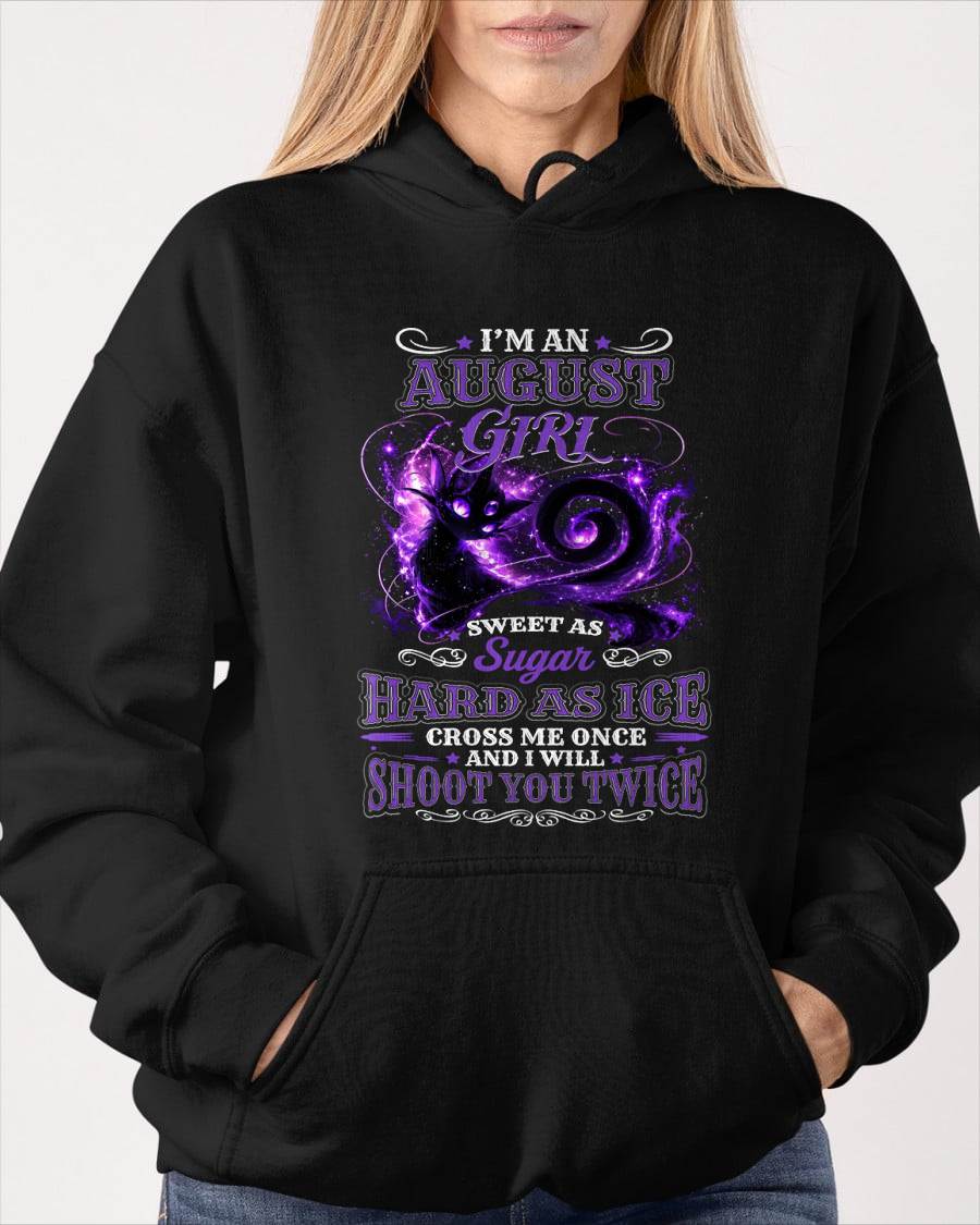 AUGUST – "SWEET AS SUGAR - HARD AS ICE" (PURPLE VERSION) – T – SHIRT FOR WOMEN – TIEN08 (SKU2607-284-08)