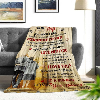 Special Gift For Your Wife Blanket - From Husband
