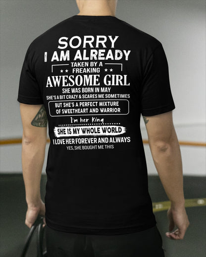 May - Awesome girl - Perfect gift for your boyfriend - (SKU04-86-05) - From Wife TIEN05