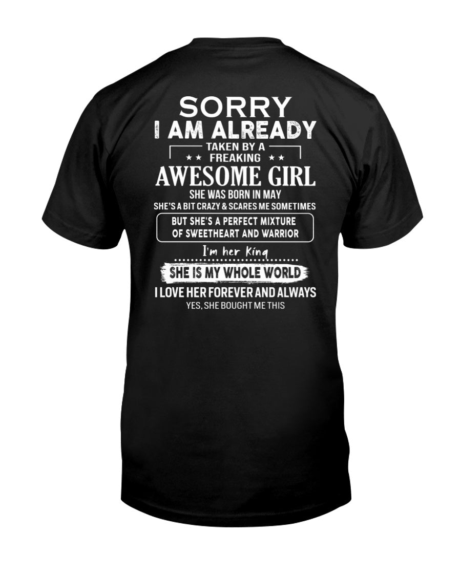 May - Awesome girl - Perfect gift for your boyfriend - (SKU04-86-05) - From Wife TIEN05