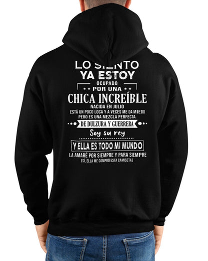Lo siento chicas, ya estoy pillado - Mi novia está un poco loca y es adorable - Regalo especial para tu novio o esposo - (SKU04-156-07) - NTTD07