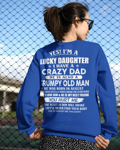 August - Awesome Grumpy Old Dad - Special gift for your daughter From Dad - TIEN08 (SKU10-50-08)