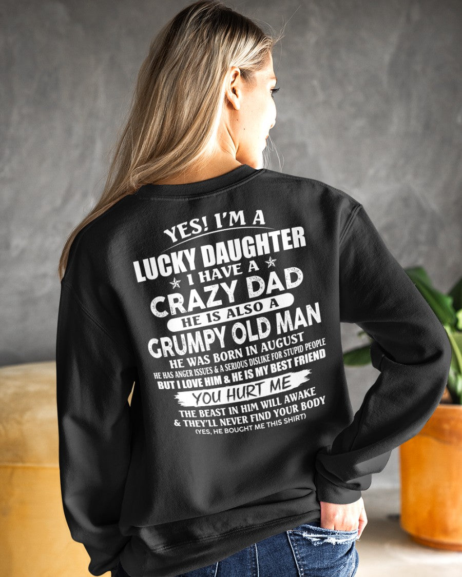 August - Awesome Grumpy Old Dad - Special gift for your daughter From Dad - TIEN08 (SKU10-50-08)