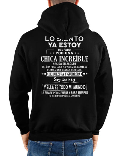 Lo siento chicas, ya estoy pillado - Mi novia está un poco loca y es adorable - Regalo especial para tu novio o esposo - (SKU04-156-08) - NTTD08
