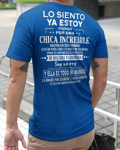 Lo siento chicas, ya estoy pillado - Mi novia está un poco loca y es adorable - Regalo especial para tu novio o esposo - (SKU04-156-09) - NTTD09