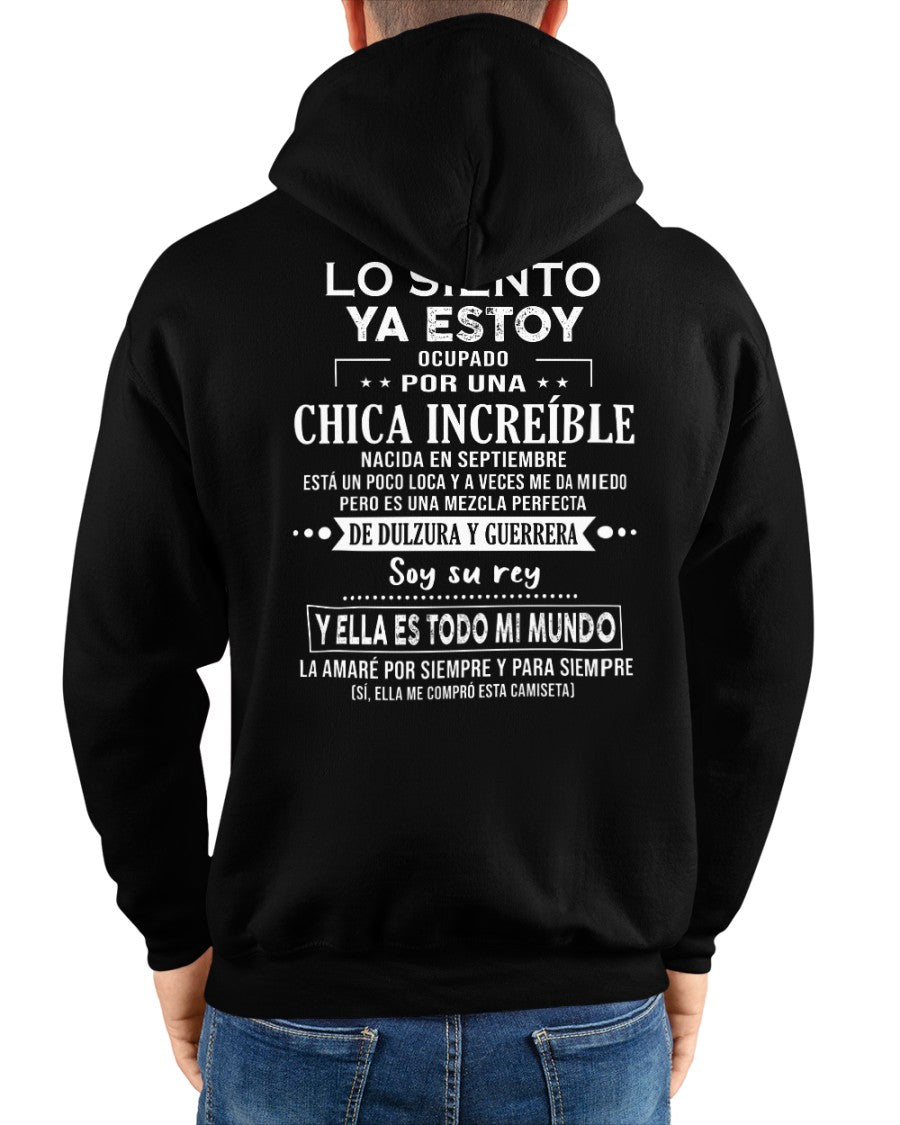 Lo siento chicas, ya estoy pillado - Mi novia está un poco loca y es adorable - Regalo especial para tu novio o esposo - (SKU04-156-09) - NTTD09