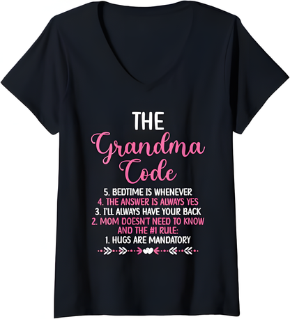 THE GRANDMA CODE T SHIRT - From grandma TIEN00