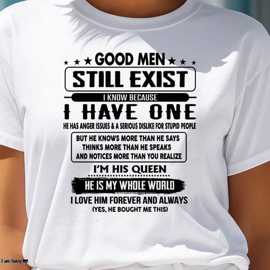 Good men Still Exist - gift for your girlfriend, wife from Husband - TIEN00 (SKU-GM-00)