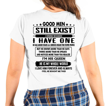 Good men Still Exist - gift for your girlfriend, wife from Husband - TIEN00 (SKU-GMSAU-00)