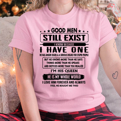 Good men Still Exist - gift for your girlfriend, wife from Husband - TIEN00 (SKU-GM-00)