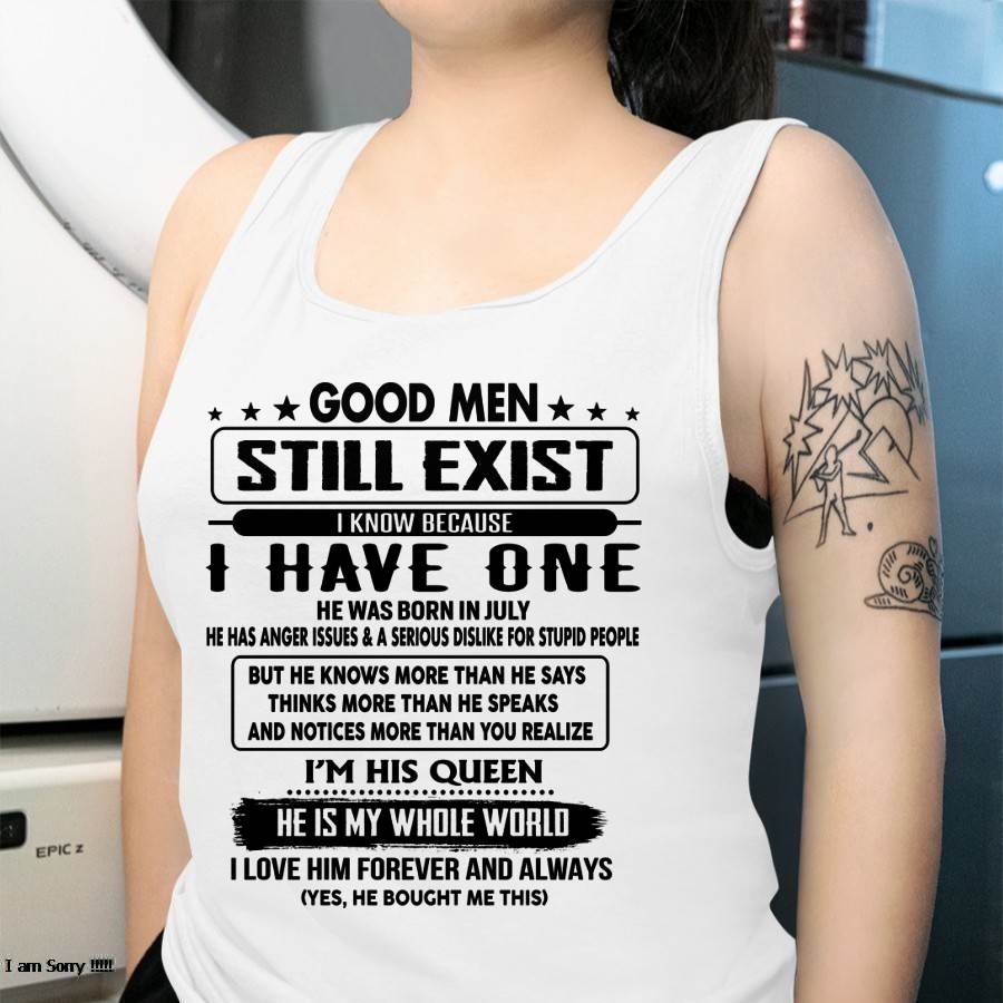 July - Good men Still Exist - gift for your girlfriend, wife from Husband - TIEN07 (SKU-GM-07)