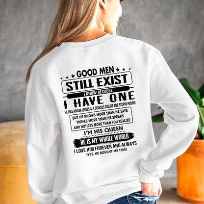 Good men Still Exist - gift for your girlfriend, wife from Husband - TIEN00 (SKU-GMSAU-00)