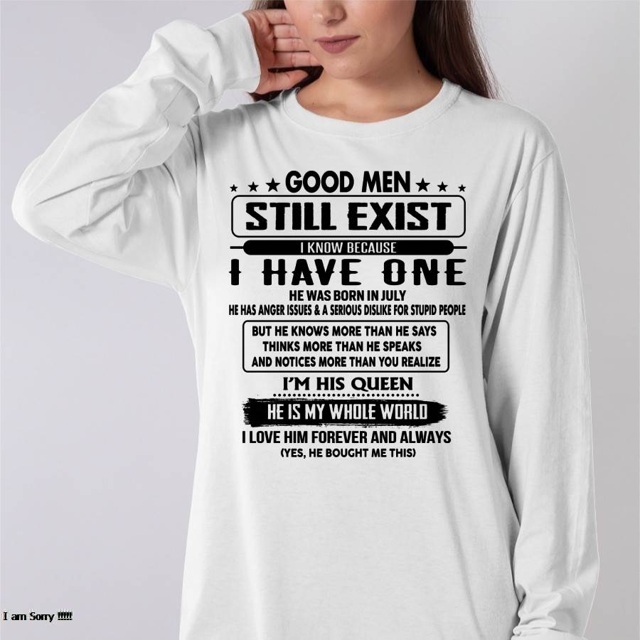 July - Good men Still Exist - gift for your girlfriend, wife from Husband - TIEN07 (SKU-GM-07)