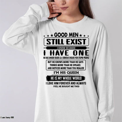 Good men Still Exist - gift for your girlfriend, wife from Husband - TIEN00 (SKU-GM-00)