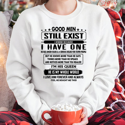Good men Still Exist - gift for your girlfriend, wife from Husband - TIEN00 (SKU-GM-00)