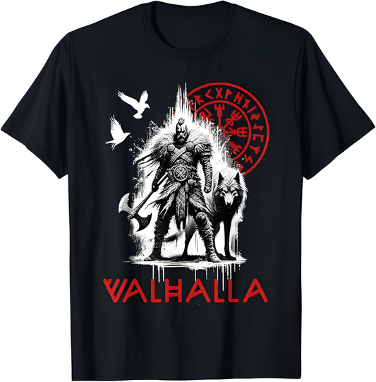 "WALHALLA VIKING" –  TRENDING T - SHIRT  – TIEN00