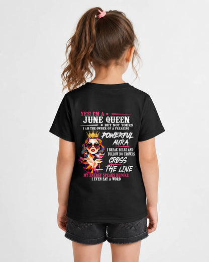 "My Powerful Aura Speaks People Before I Even Say A Word" – Beautiful T - Shirt For Women – TIEN06 (SKU2605-278-06)