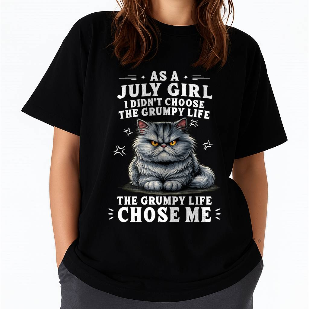 "The Grumpy Life Choose Me" – Adorable T-Shirt For Woman – TIEN07 (SKU2605-68-07)
