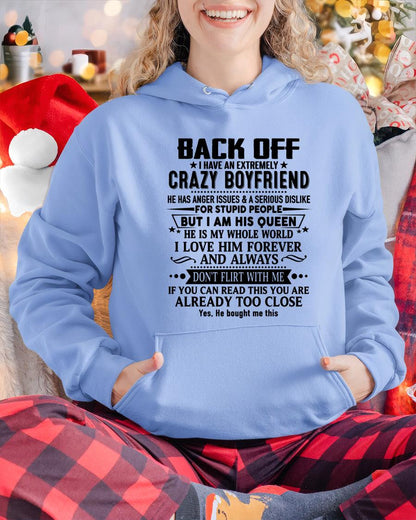 Back Off I Have An Extremely Crazy Boyfriend - - Gift For Wife From Husband - TIEN00 (SKUT-BACKOFF-00)