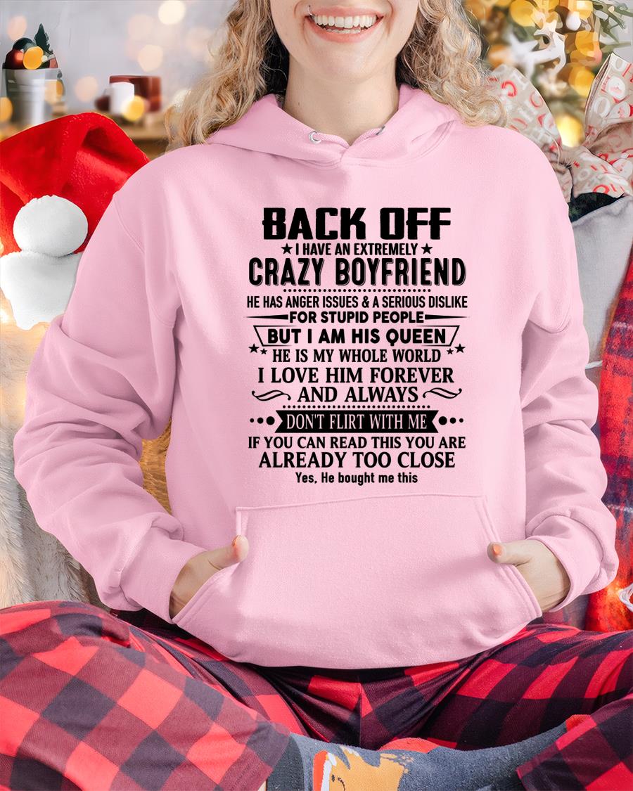 Back Off I Have An Extremely Crazy Boyfriend - - Gift For Wife From Husband - TIEN00 (SKUT-BACKOFF-00)