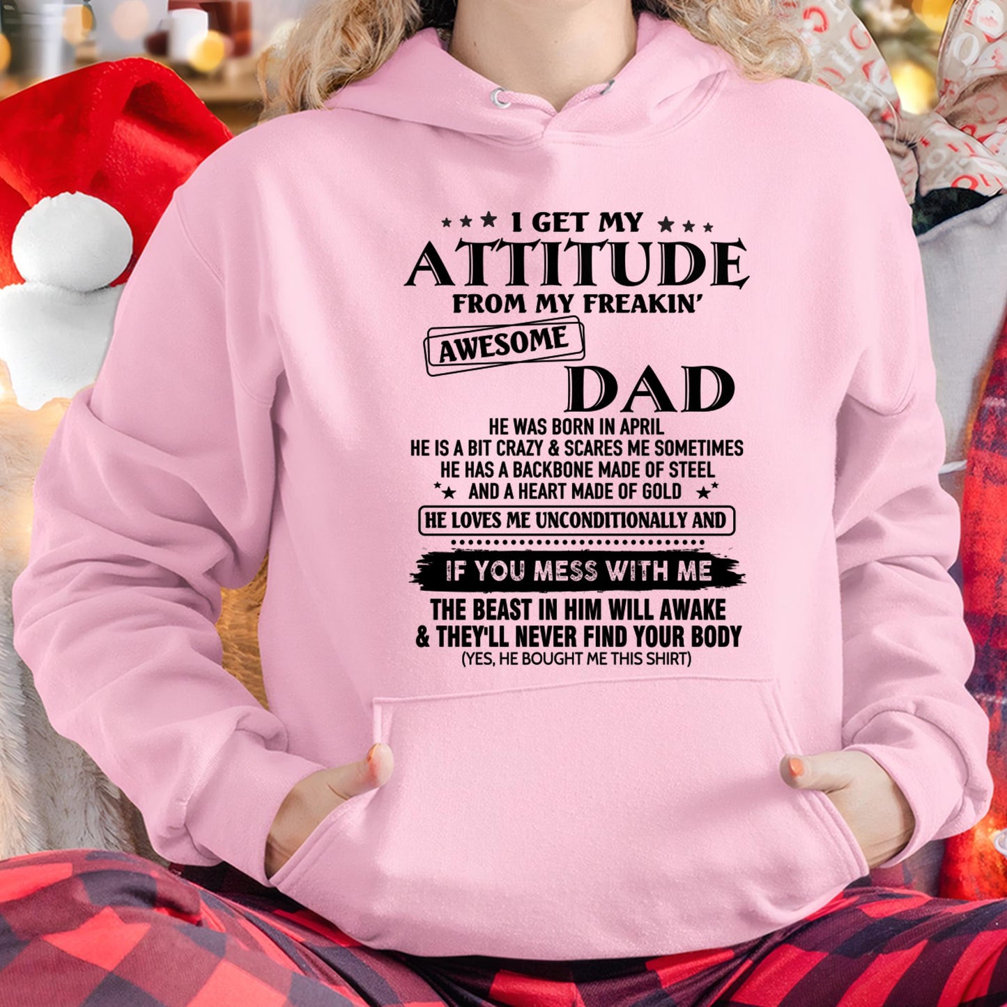 April - Gift For Son and Daughter From Dad - DOAN04 - (SKU-TDADC-04)