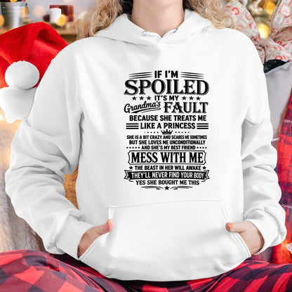 "I Have A Perfect Grandma - She Treats Me Like Princess" – The Beautiful T - Shirt From Grandma – TIEN00 (SKU2606-174-00)