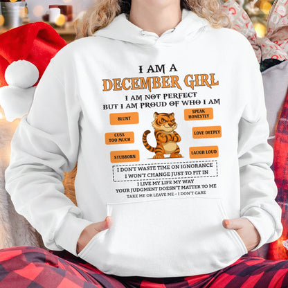 "I AM A DECEMBER GIRL" - Birthday Gift For December Girls - FMA TIEN12 (SKU26T-01-62-12)