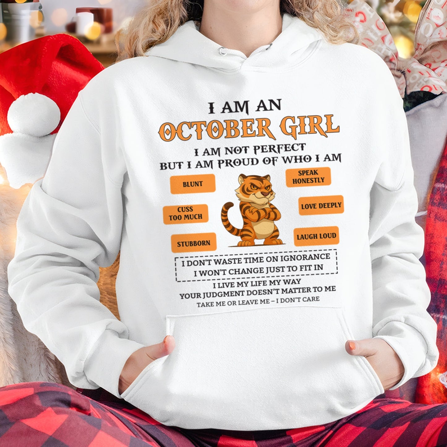 "I AM A OCTOBER GIRL" - Birthday Gift For October Girls - FMA TIEN10 (SKU26T-01-62-10)