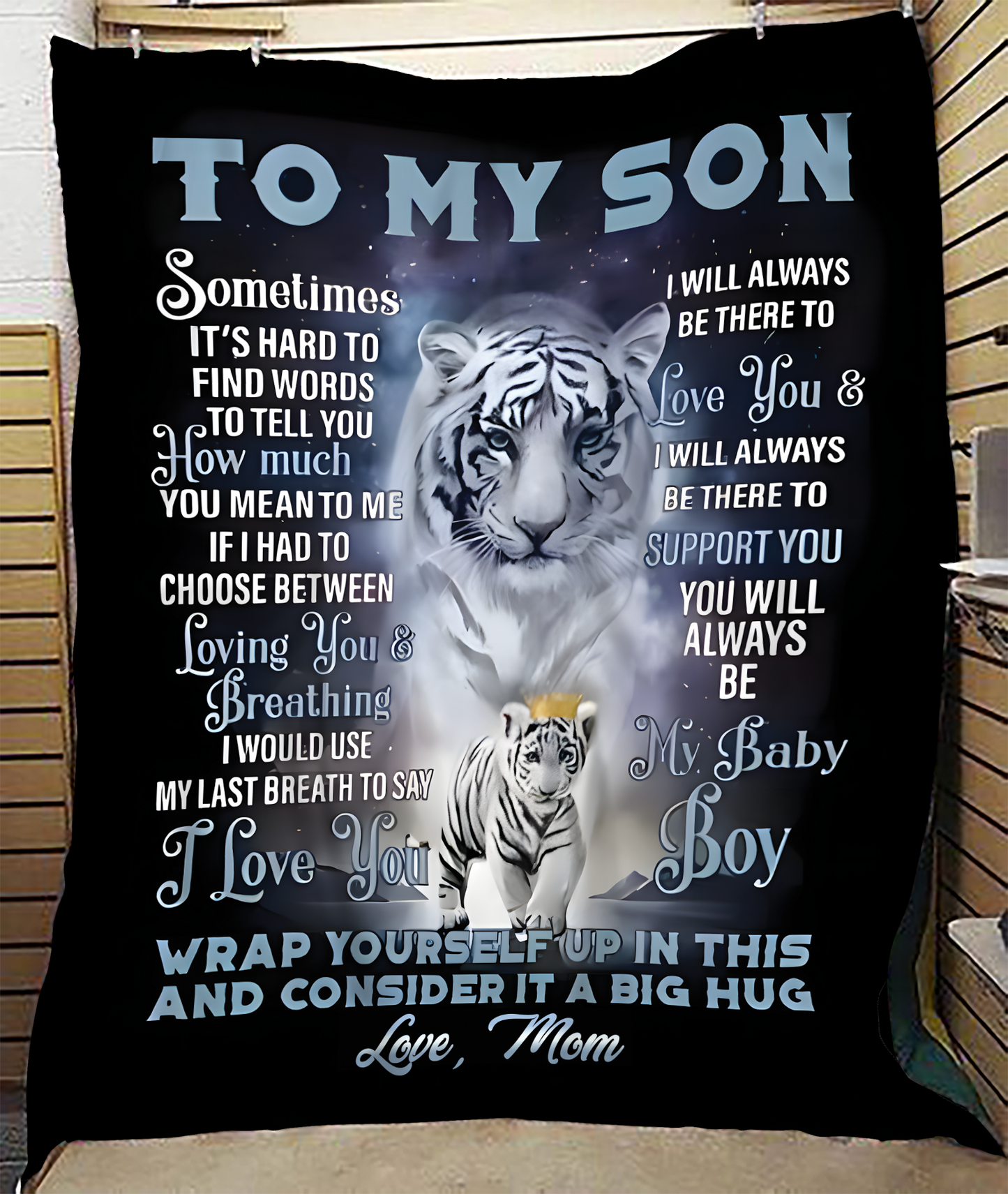 Special Gift For Your Son Blanket - From Mom (SKUB11-161)