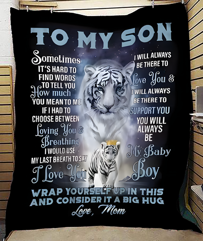 Special Gift For Your Son Blanket - From Mom (SKUB11-161)