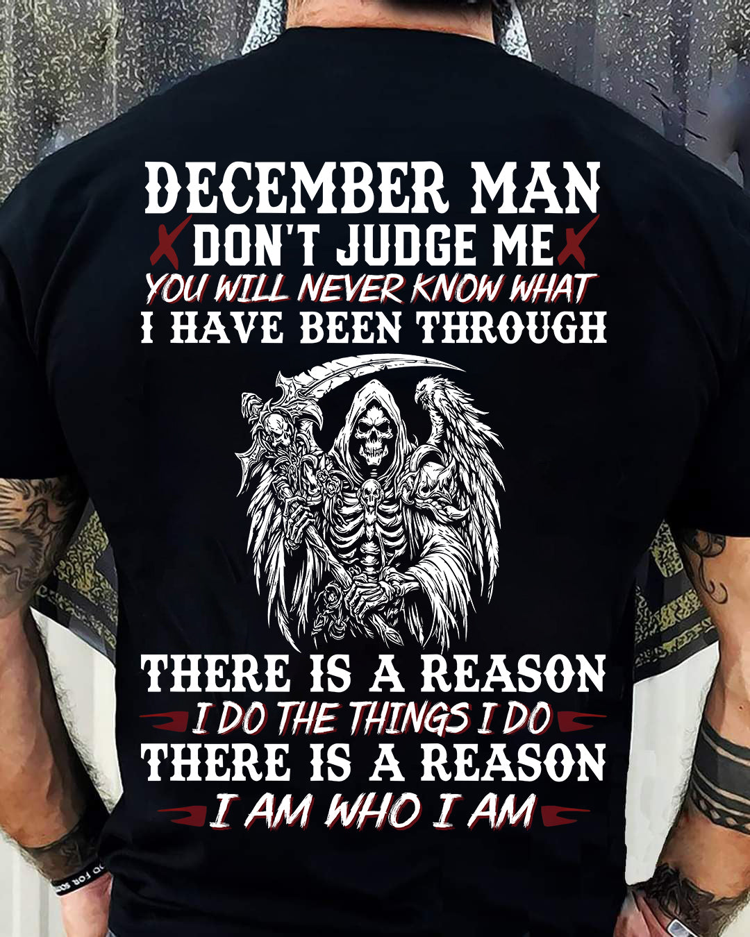January Man Don't Judge Me – T-Shirt For Man – DOAN12 (SKU10-49-12)